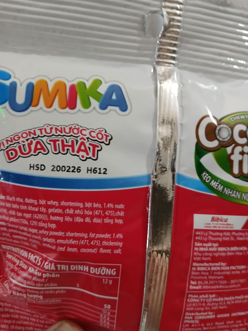 hạn dùng xa với 1.4% nước cốt dừa
