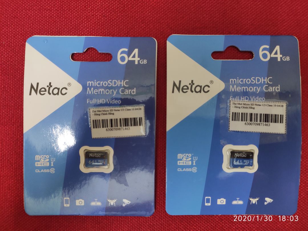 Đây là dòng U1 rẻ tiền chứ không phải U3 như quảng cáo. Không có thông tin bảo hành 5 năm như cách phân biệt hàng chính hãng trên web của Nettac(có chữ bảo hành 5 năm bằng tiếng Anh và áo thẻ trên bao bì). Đề nghị Tiki đổi trả đúng thẻ nhớ Netac 64GB loại U3 ,yêu cầu nhà cung cấp giao lại sản phẩm