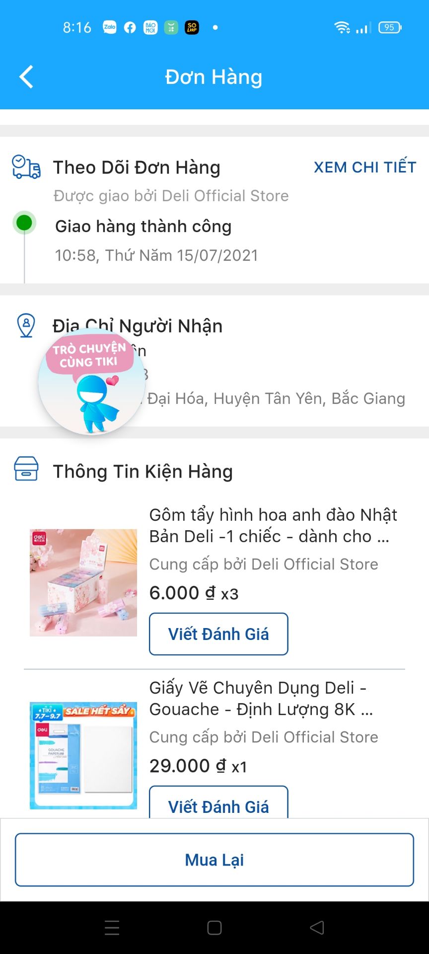 #metiki#reviewThang7#giayvechuyendungDeli. jeliva nail
giấy vẽ dầy dặn. chất lượng đẹp, giá thì m mua đợt sale quá ổn luôn. giấy dày xịn hơn cả giấy loại đắt hãng khác m từng mua . đóng gói thì đẹp, giao hàng lại nhanh,nhận được hàng cái 2 mẹ con hào hứng  test thử ngay và đây là thành quả ạ. để chấm điểm thì m cho mọi sp của Deli 10/10  và cả Tiki 10/10 luôn. sao giờ m mới biết đến Tiki nhỉ, trước giờ toàn mua onl trên FB không à. thế nên biết đến Tiki 1 ngày vài đơn luôn?