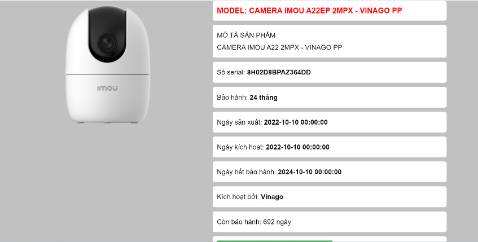 Mới nhận hàng đặt với sp ranger A22EP-D-V3 có  ý kiến cho ae tham khảo:
- Sp mình mua 17.11.2022 mà sp check BH đã kích hoạt 10.10.2022 bới nhà cung cấp vinago, vậy sp này ko còn zin phải ko?
-  SP này QR là IPC- A2E-G-V3, sao tiki lại để tiêu đề sp và dán temp bên ngoài sp là ranger A22EP-D-V3 vậy?
-  Chất lượng hình ảnh thì khá ok.