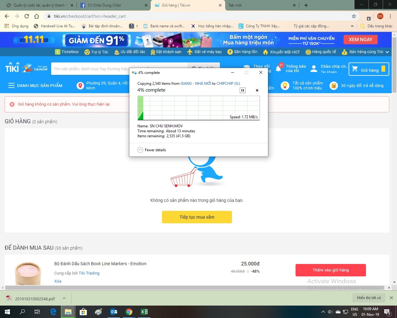 TỐC ĐỘ LÚC LÊN 70, LÚC XUỐNG 10MB/S, NHƯ HÌNH. CÓ VẺ NHƯ USB NÀY MÌNH THẤY TỐC ĐỘ TRUYỀN TẢI KHÔNG ỔN ĐỊNH, LÚC ĐẦU COPY CẢ 50GB, *** NGAY KO COP ĐƯỢC, PHẢI CHIA NHỎ RA. KHÁ THẤT VỌNG.
 ĐỀ NGHỊ TIKI LÀM RÕ, PHẢI HÀNG CHÍNH HÃNG KHÔNG, USB KHÔNG ỔN ĐỊNH. 128GB, MẮC CHỨ ÍT GÌ ĐUÂ