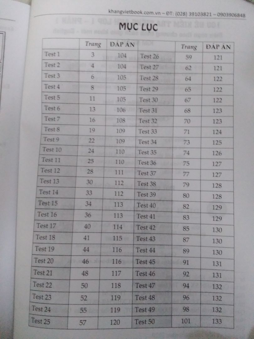 Sách gồm 50 bài ***. Mỗi *** có 3 hoặc 4 bài tập nhỏ.