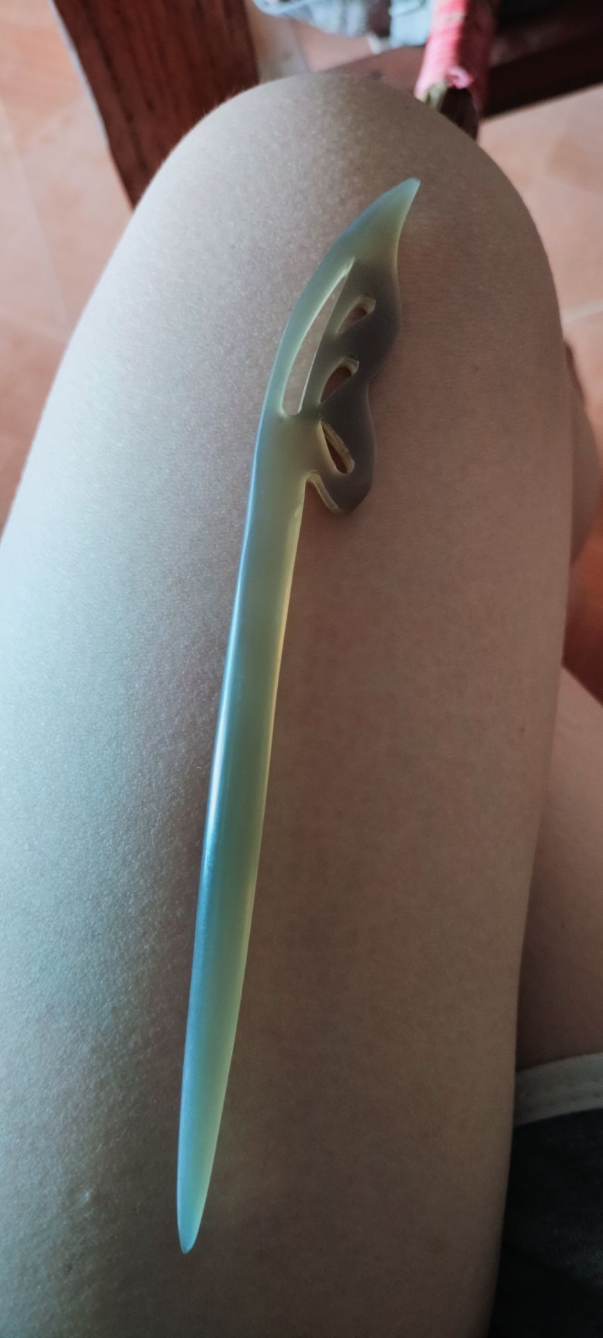 sừng cánh chim đẹp lắm m.n. ko may mình lm rơi nên bị chẻ ngọn mình đã gọt lại và dùng ok