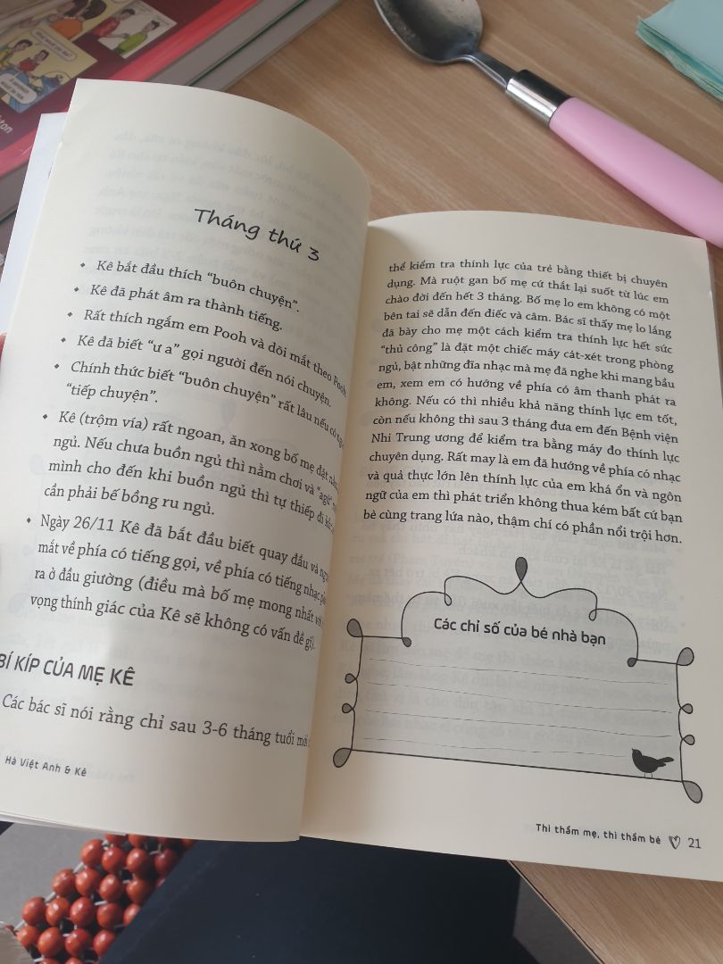 giấy đẹp. tâm sự của 1 *** về con trai. ko nhiều hướng dẫn dạy con cụ thể. những mẫu chuyện khá dễ thương nhưng mình nghĩ đây là 1 trường hợp trẻ đặc biệt ko điển hình lắm nên đọc để chia sẽ cảm xúc về con cái với tác giả thì ok nhưng với mục đích phương pháp dạy con thì ko cung cấp j nhiều. mua sell có 5k nên đọc cho vui