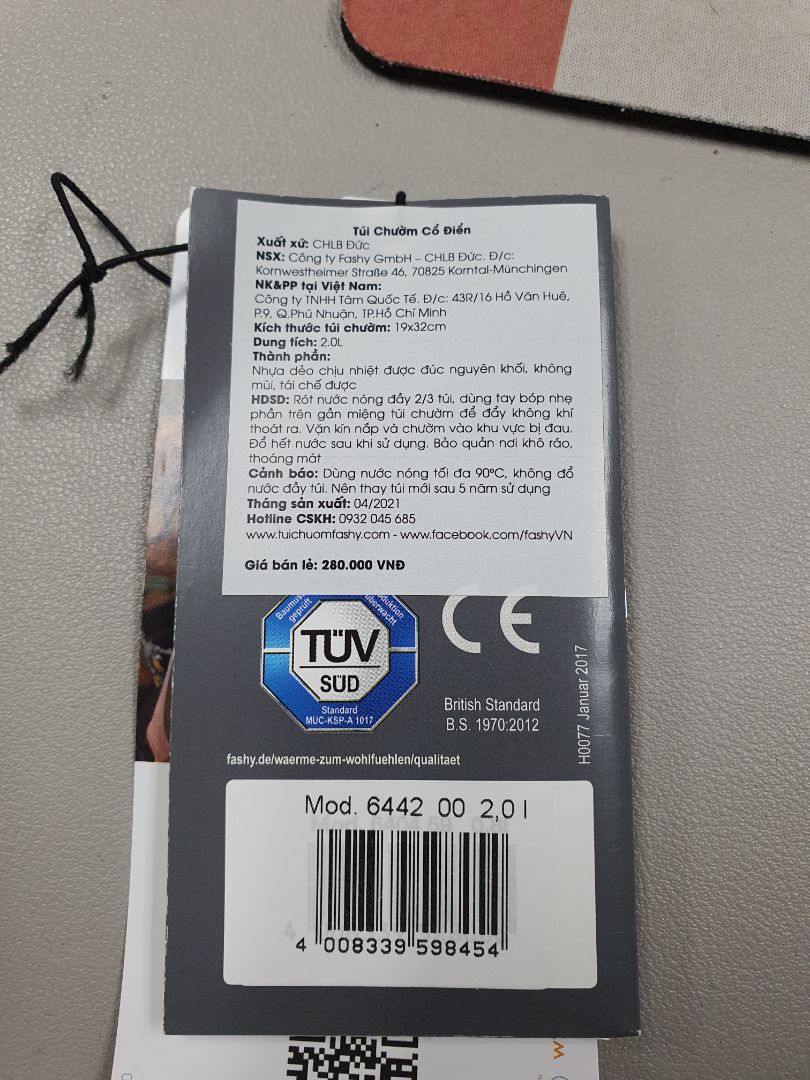 Hàng giao sớm trc 4 hôm so với dự kiến.
Đã thử đổ nước ấm và chườm bụng. Khá thoải mái
Mong là sản phẩm tốt, bền và chất liệu cao su an toàn ko gây hại cho sức khỏe.