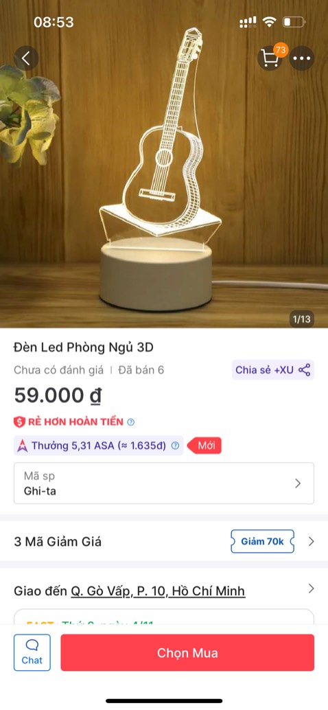 Đèn Led 59k vậy là được rồi,  không mong j hơn! Đèn Led 59k vậy là được rồi,  không mong j hơn!