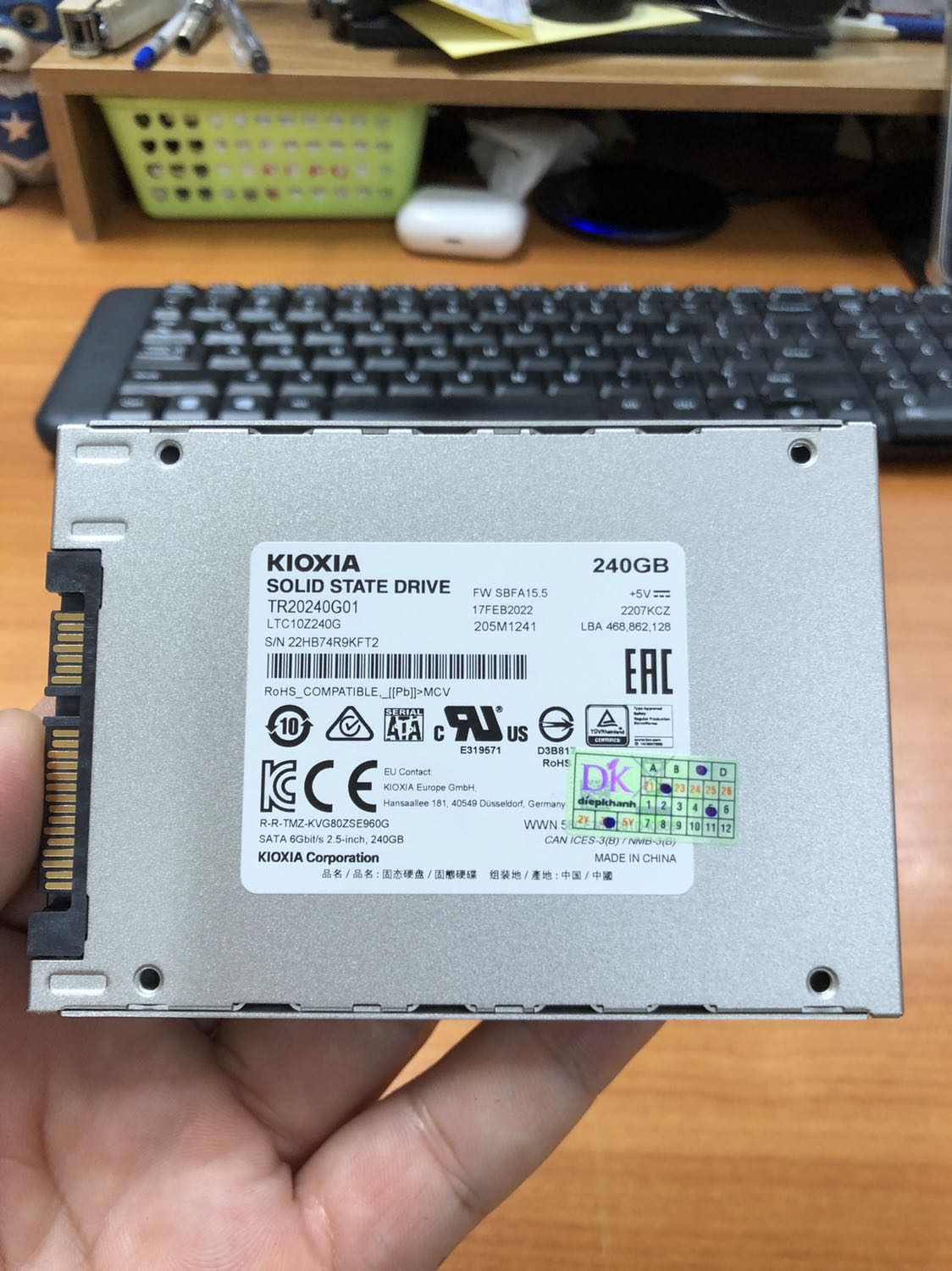 Hơi tiếc là main h61 nên không kiểm tra tốc độ cao nhất được. Nhưng vẫn thấy rất nhanh.