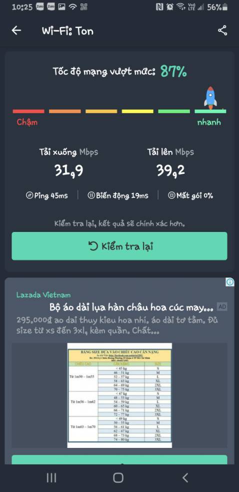 Kích thước nhỏ gọn, tốc độ *** thấy nhanh gắp đôi cục của nhà mạng. Khả năng xuyên tường chỉ ngang cục 1 băng tầng của nhà mạng cho mượn, để ở cầu thang lên tầng 2 đóng của phòng là chỉ đc 2 vạch sóng chập chờn. Hi vọng độ bề  theo thời gian. Tiền ít ko đòi hỏi xuyên tường mạnh đc.