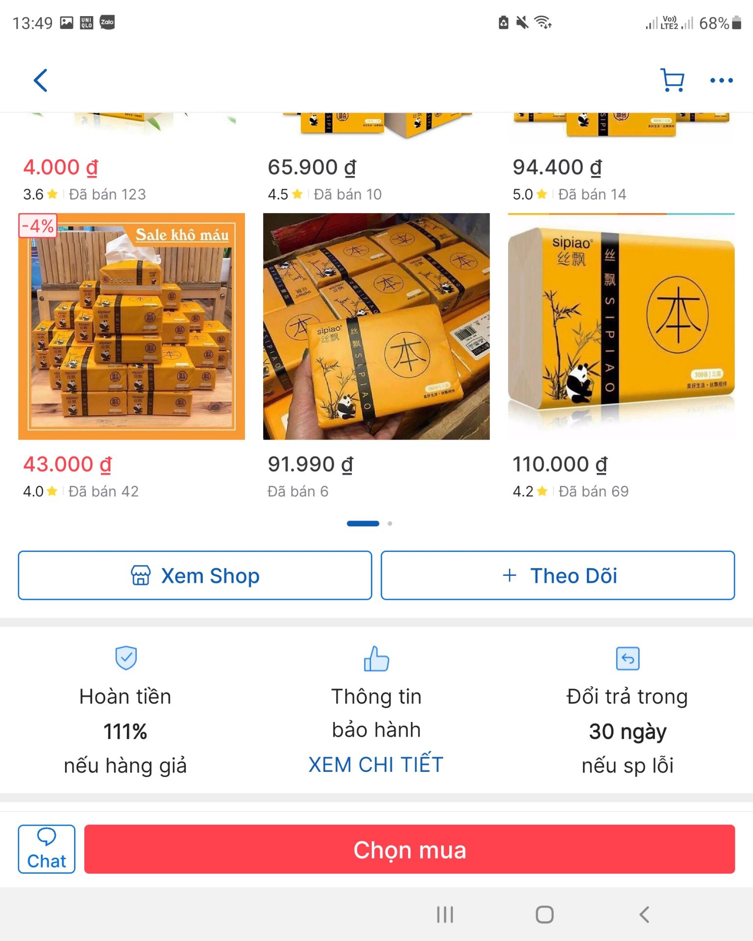 Sản phẩm kém chất lượng, không sắc nét,  màu xấu,  không đảm bảo.  Khi tay ướt giấy bi mủn ra.