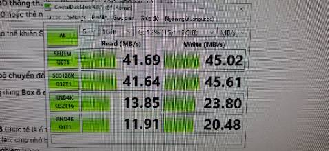 Tốc độ đọc ghi không đảm bảo