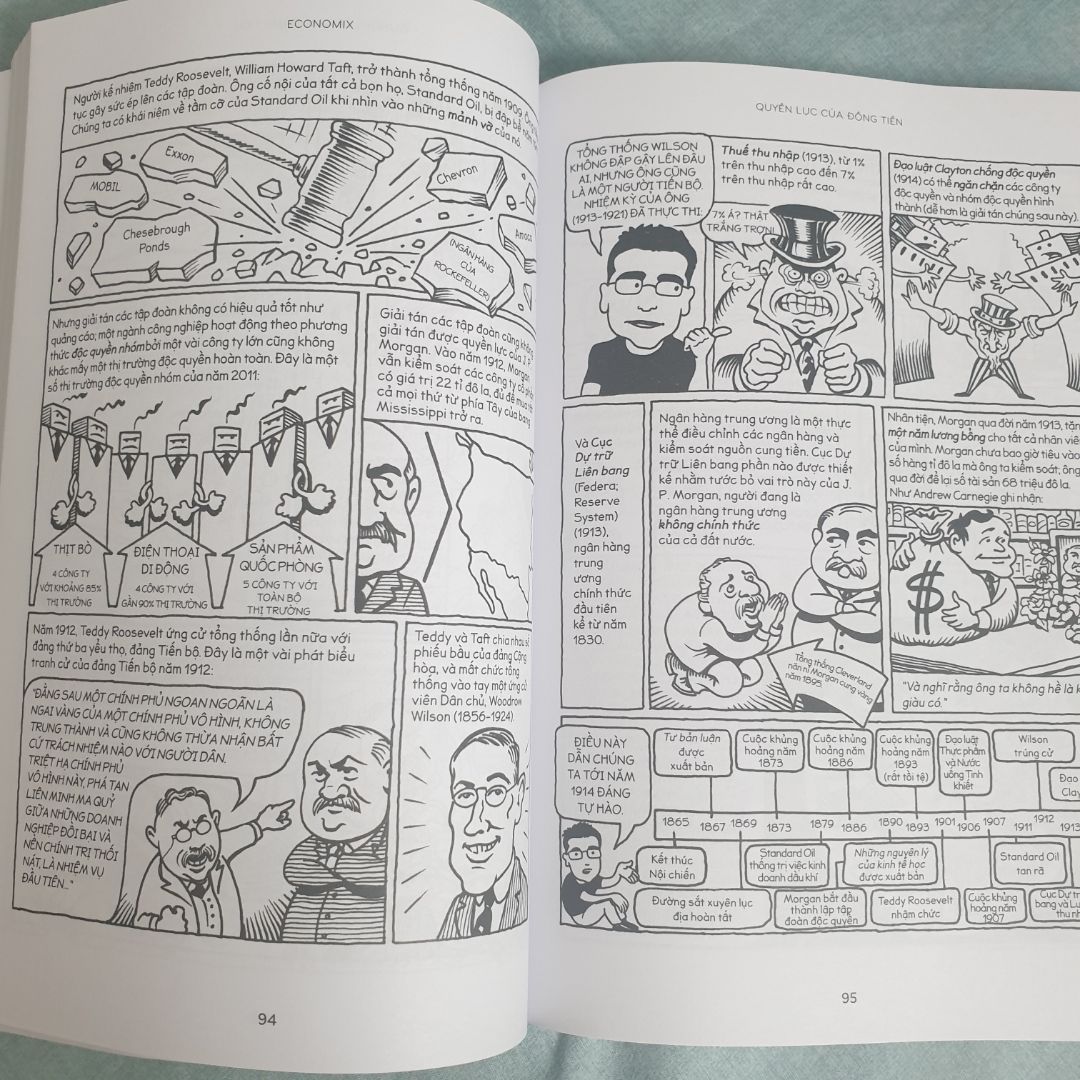 Một quyển sách nên đọc cho các bạn muốn tìm hiểu về các lý thuyết kinh tế. Nội dung nhẹ nhàng, diễn giải gọn gàng dễ hiểu, minh họa hài hước và hợp lý. 
Tiki giao hàng nhanh, đóng gói đẹp. Điểm trừ là nhân viên pickup không rửa tay nên làm bìa sách bị in dấu vân tay lem nhem, nhìn khá khó chịu