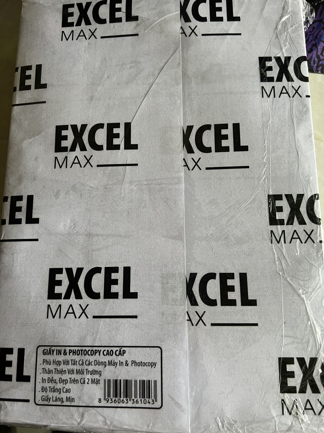 Không đúng sản phẩm đã đặt. Đặt Double A mà giao Execl