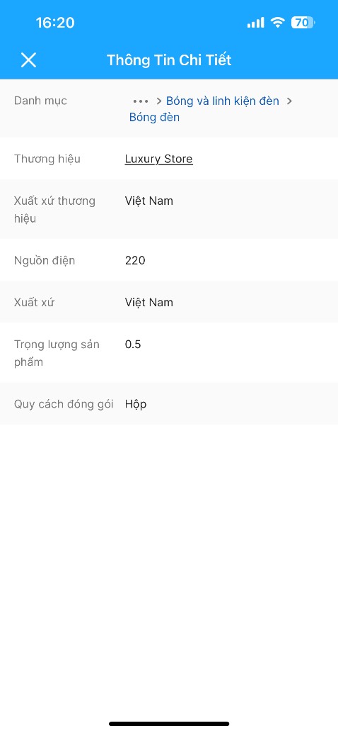 thông tin ghi nguồn điện 220 mà nhận hàng lại thấy xài pin, hộp pin thì lỏng