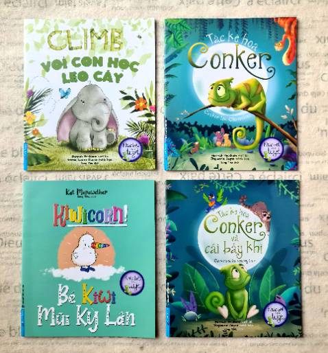 Minh họa đẹp, nội dung hay cho lứa tuổi từ 3 đến 10.