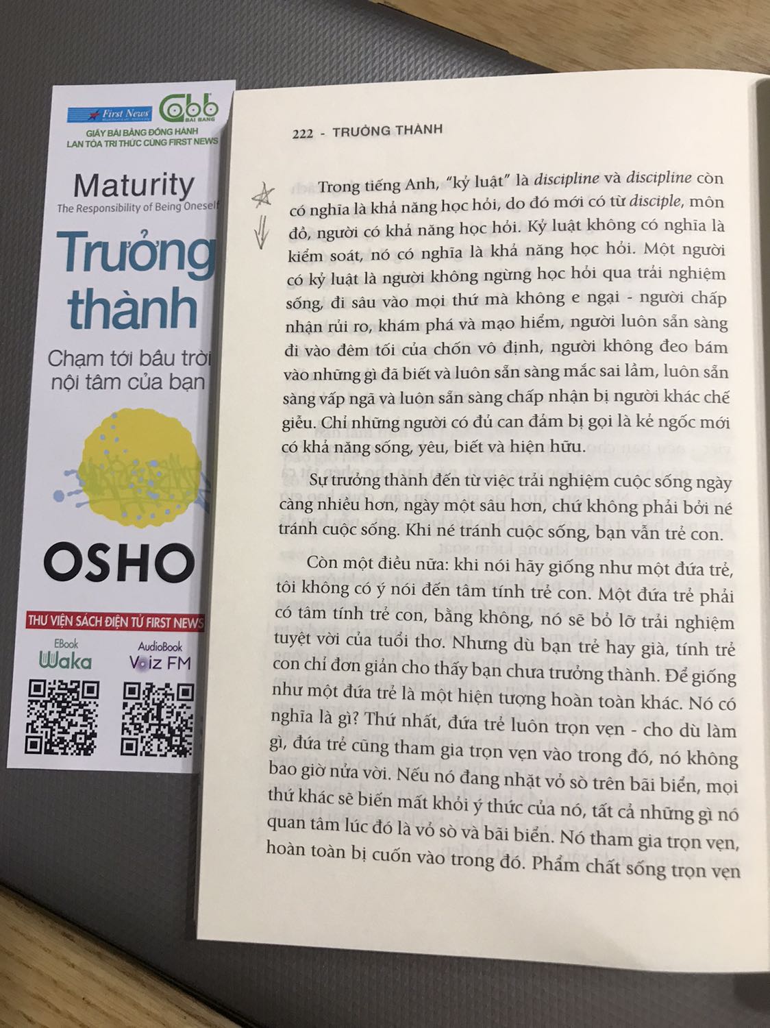 Lại thêm một quyển sách tuyệt vời đến từ Osho. Bản dịch dễ hiểu mà vẫn giữ nguyên được chất của Osho. 
Xin được gửi lời cảm ơn tới dịch giả của cuốn sách này!