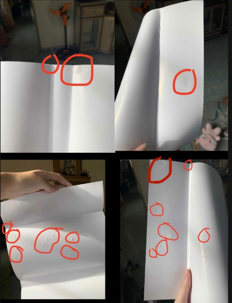 Sách bị df siêu nhiều phải hơn 10 lỗ lõm cực to ở bìa keo, mà k chỉ bìa keo k mà nó bị lõm sâu vô bìa áo,sách bên trong.Gáy sách thì bị cong,gập hết cả 2/4 góc.Phần gáy của bìa keo cũng bị gập thành một hình tam giác.Thật sự trải nhiệm quá tệ.Đóng gói sơ sài,có chống sốc nhưng k đáng kể,dán băng keo k kín (chỉ dc tối đa 5 ảnh nên mình sẽ ghép nh bức vô một ảnh,mỗi hình tròn đỏ đều là một vết df riêng k trùng vs bất cứ cái nào)