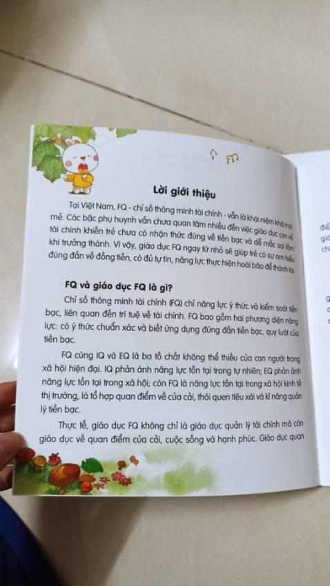 Một bộ sách đáng đầu tư cho các con, lần đầu tiên mình biết đến trí tuệ FQ rất thú vị, sách gồm những câu truyện kể về cách quản lý tiền bạc rất hợp lí