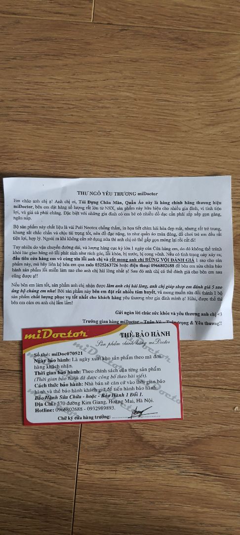rất ưng ý không chỉ sản phẩm mà thái độ người bán hàng nữa, mong shop giữ mãi thái độ phục này chắc chắn bạn sẽ buôn may bán đắt.sẽ ủng hộ tiếp nếu có nhu cầu.