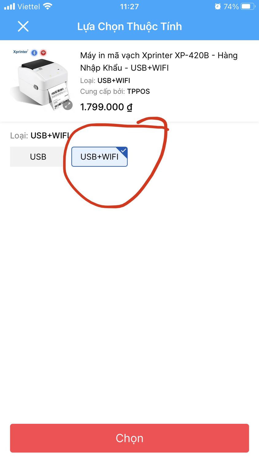Nhận máy thì trầy , nhìn như máy cũ - in mờ . Đồi trả thì bảo dùng rồi .không trả dc . Giấy đang in máy khác có mờ đâu - mà thôi . 
Có triệu mấy mà bên bạn bỏ uy tín rồi . Bán máy thì rõ để kết nối usb - wifi . Nhưng nhận máy thì bảo máy chỉ kết nối wifi qua Lan . Này là *** khách rồi . 
Nếu quảng cáo là kết nối wifi  để thu hút thì phân loại cổng chọn mua phải để đúng - usb - lan hoặc usb - wifi chứ . Kết nối lan và wifi khác nhau mà .  
Mình đã tìm hiểu và trên hình ảnh bạn đang bán cũng có thông tin là máy này có tất cả loại cổng  như trên và theo tuỳ chọn khách muốn thôi .