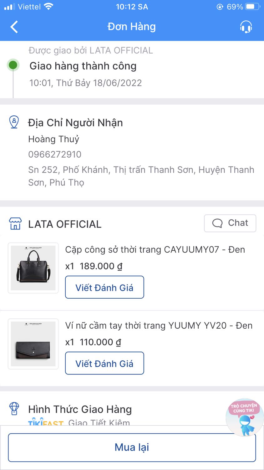 Rõ chọn đen mà giao nâu. Hàng thì chất lượng nhưng mình k thích kiểu giao sai này