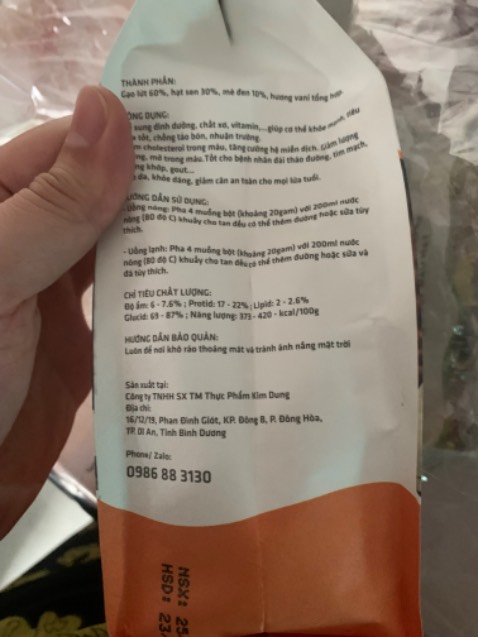 Bột uống ngon , đậm đà , nhưng nhuyễn thêm nữa thì sẽ dễ uống hơn cho người lớn tuổi