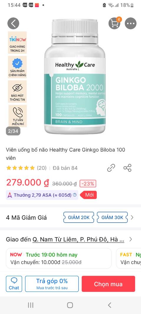 An toàn . Tác dụng tốt . Giảm đau đầu