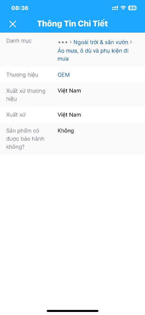Tôi rất thất vọng về sự *** dối khách hàng của người bán. Trên mô tả thì là thương hiệu và xuất xứ Việt Nam. Nhưng hàng đến tay tôi lại là hàng Tàu.