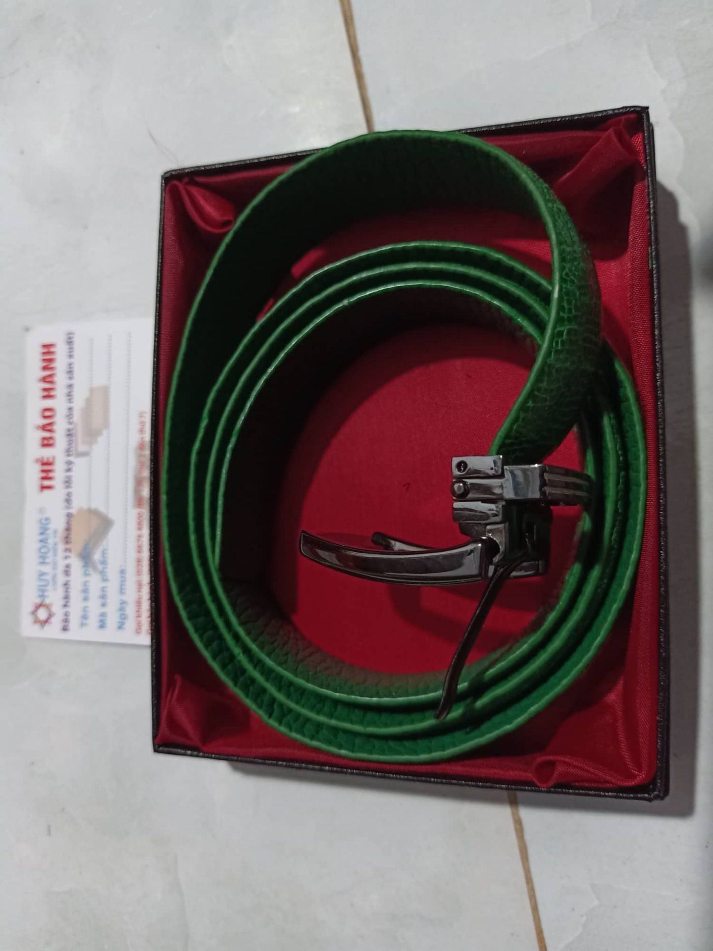 thắt lưng nữ da đà điểu rất đẹp, da mềm mại, có thẻ bảo hành.