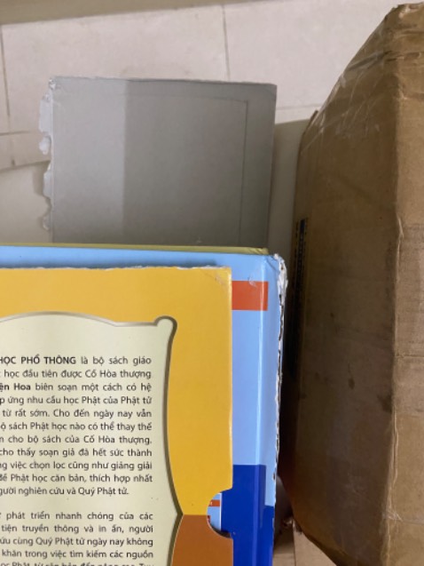 Đóng gói sơ sài, giao đến tay khách là đã bị bung hết. Bìa sách bị rách bung nhưng vẫn đóng gói giao cho khách 🙄