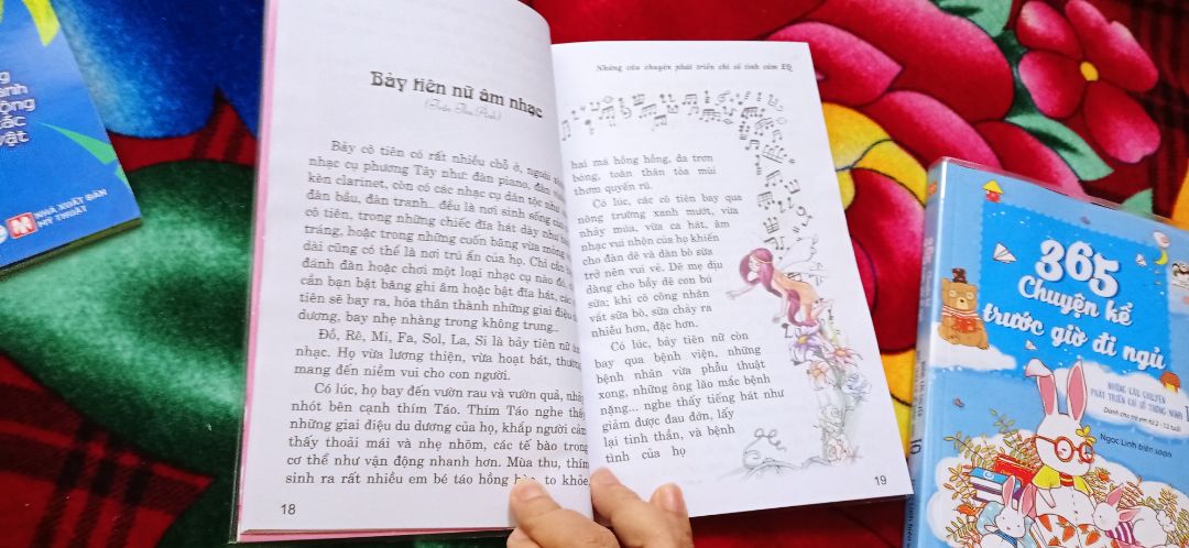 Nội dung sách khá tốt, phù hợp với lứa tuổi 2-12 như giới thiệu. Tuy nhiên mình ko thích hình thức và trình bày của sách. Kiểu chữ và bố cục làm mình cầm đọc ko thoải mái. Bỏ qua vấn đề này thì vẫn đánh giá cao nội dung sách!