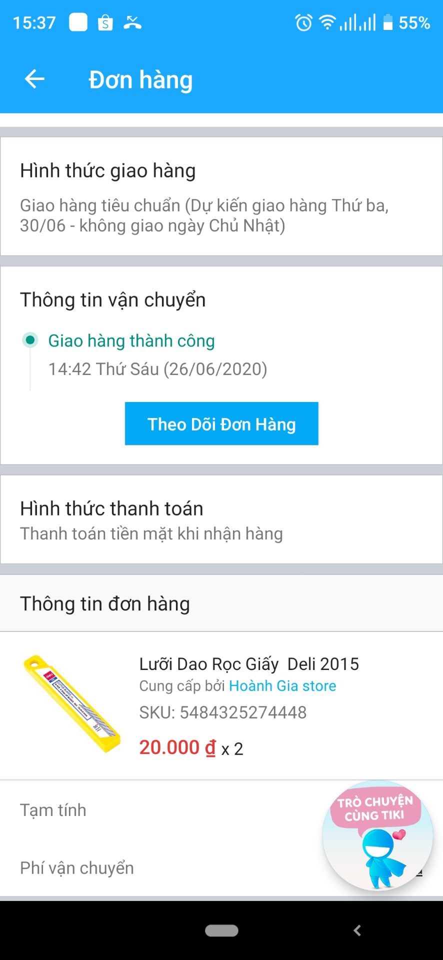 giao hàng không đúng sản phẩm đã mô tả. 
mô tả là loại giao góc nhọn 30° mà giao lại giao loại giao góc tù.