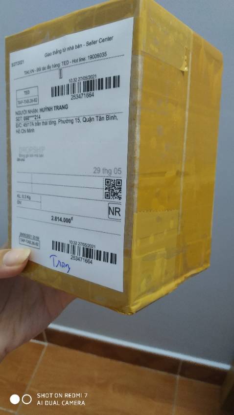 Bao bì đẹp mắt, giao hàng nhanh hơn dự kiến, có tem chính hãng.