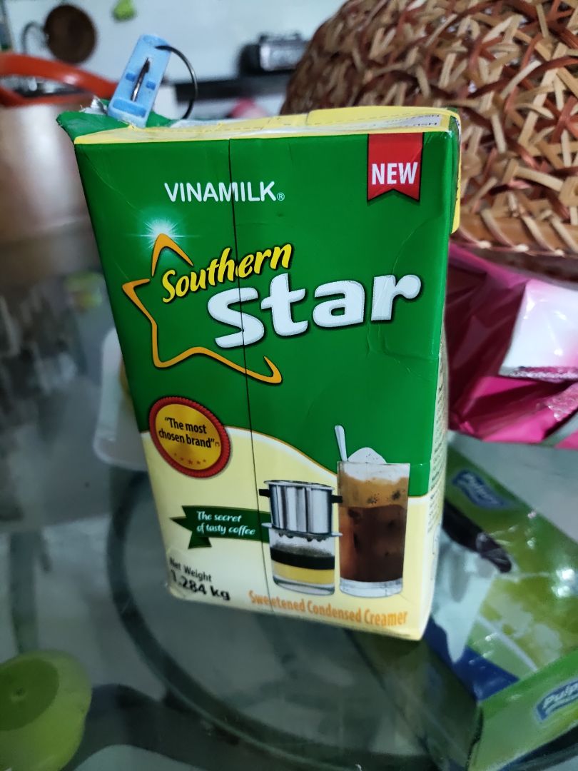 sữa đặc pha chung với cà phê uống rất ngon, shop đóng gói cẩn thận