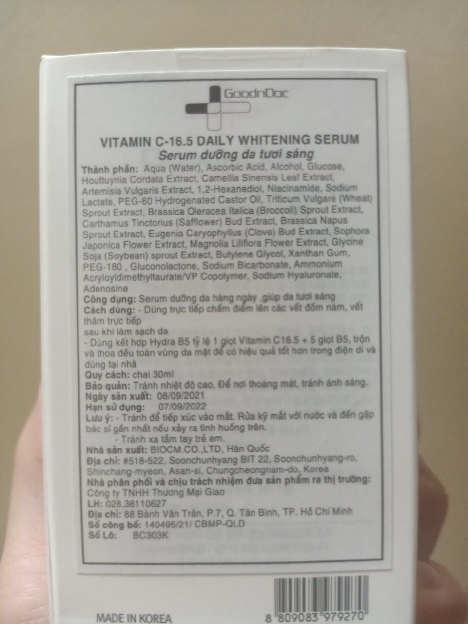 Đã nhận được,  check OK,  dùng xong sẽ review tiếp.