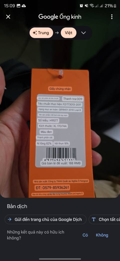 Giao hàng nhanh, chất liệu có spandex như mô tả, trông cũng ok nhưng mặc đúng size sẽ bị bó xíu