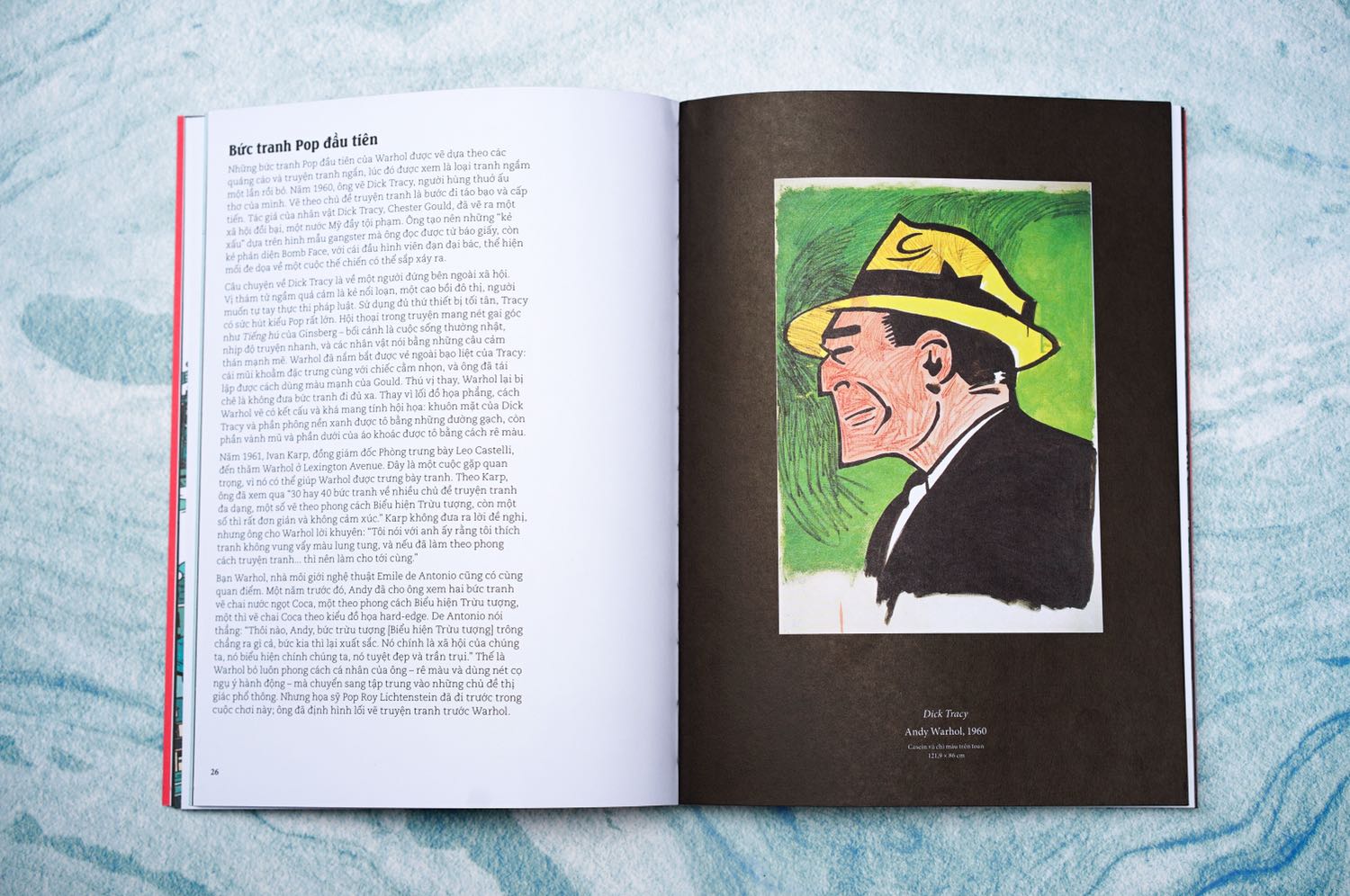 Sách in đẹp như các cuốn khác cùng bộ, góp thêm hiểu biết về phong cách hội hoạ hiên đại Pop Art, thông qua cuộc đời nghệ sĩ Warhol. Đáng để tìm hiểu.