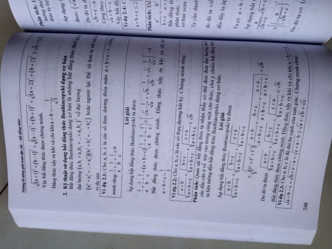 Về hình thức thì khá chỉn chu ,giáo hàng có bao bọc cẩn thận.
Về nội dung thì quá chất lượng, cuốn sách này + cuốn " những viên Kim Cương trong bất đẳng thức" Trần Phương thì đúng là song kiếm hợp bích.
Mua trúng dịp giảm giá thì quá tuyệt vời , Tuy nhiên chất lượng giấy in còn xấu, mực hơi mờ,chữ nhỏ cũng gây sự khó khăn cho người " ngâm kíu ". Bởi toán học không như văn học , có thể đọc lướt và phán đoán.
Do đặc thù của toán là công thức và ký hiệu, nếu sai hay đọc không đúng là ngũm củ tỏi liền.