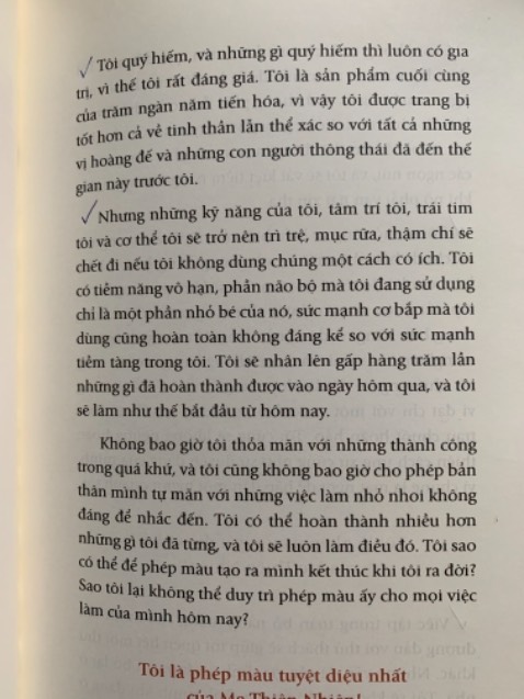 / 1 cuốn sách rất hay và sâu sắc. Đúng là trí tuệ, kinh nghiệm và sự thông thái đc thể hiện rất rõ. Sách mới hoàn toàn và giấy tốt. Tiki giao hàng nhanh.