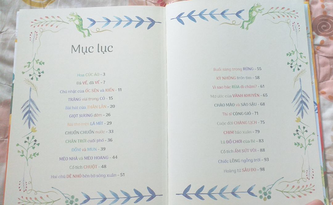 truyện này là tuyển tập các câu truyện ngắn nói về đời sống, sinh hoạt của cư dân xóm Bờ Giậu. Truyện k quá dài, rất phù hợp với các bé tuổi tầm 2+ trở lên. Tranh minh họa đẹp, màu sắc, lời văn hay và giàu hình ảnh. Tóm lại là nên mua