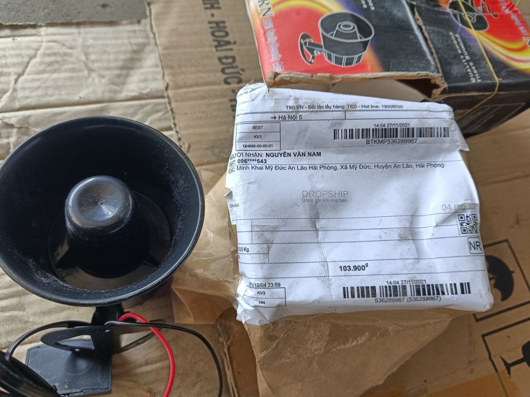 còi không sử dụng được ...