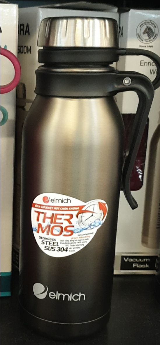 Giữ nhiệt rất tốt.  chất liêu inox, kiểu dáng mạnh mẽ, nắp đậy kín nên không bị đổ nước.  Mua lúc sale giá rẻ. Hài  lòng với sản phẩm
