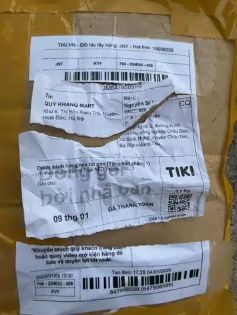 Không đúng với sản phẩm đã đặt mua