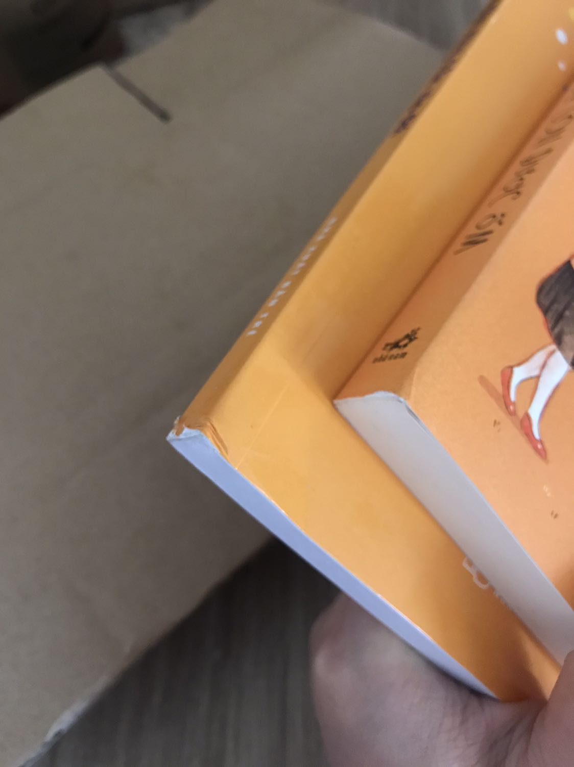 Sản phẩm đóng gói không cẩn thận, gáy sách bị trầy xước như hình.