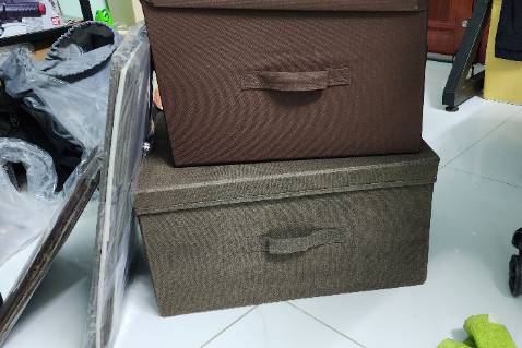 Chất lượng tốt, mình mua 4 cái để đựng đồ thay cho các thùng giấy carton trong phòng ngủ. Đựng đồ nhìn nó gọn và ngăn nắp hơn. Sẽ ủng hộ tiếp trong tương lai.