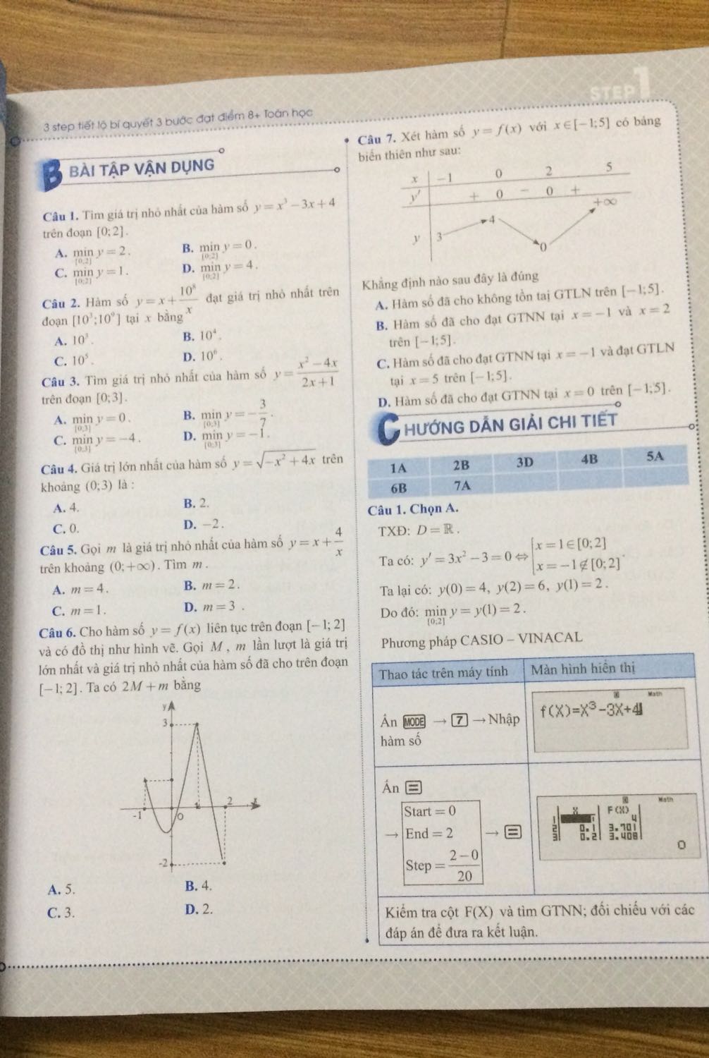 Sách được trình bày và giải rất chi tiết và dễ hiểu, có cả cách bấm máy tính nữa , được gói rất cẩn thận , còn kèm cả tập phiếu trả lời trắc nghiệm , giao hàng nhanh