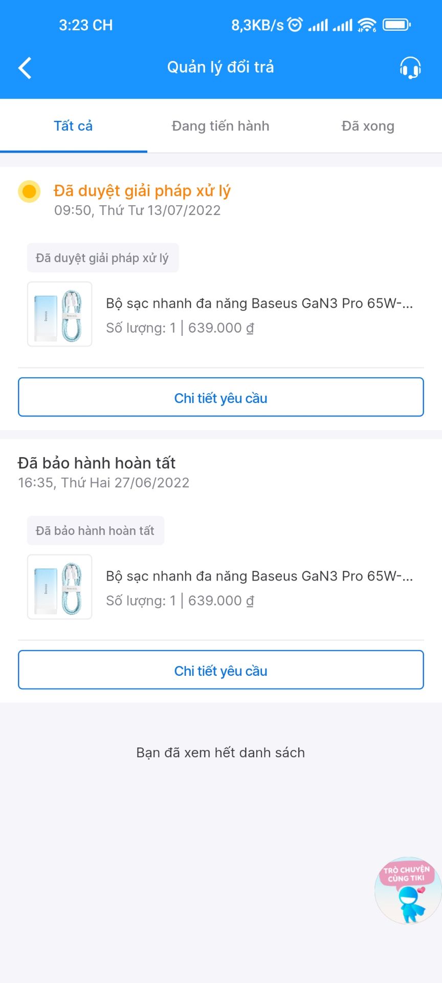 Củ sạc mua 4 tháng bảo hàng 2 lần, mà mỗi lần bảo hành từ nửa tháng trở lên. Mua để cần thì sạc nhanh nhưng thời gian toàn dùng để bảo hành sao sạc được. Né dòng củ sạc này ra này ra, các dòng sản phẩm khác của baseus thì vẫn xài bình thường