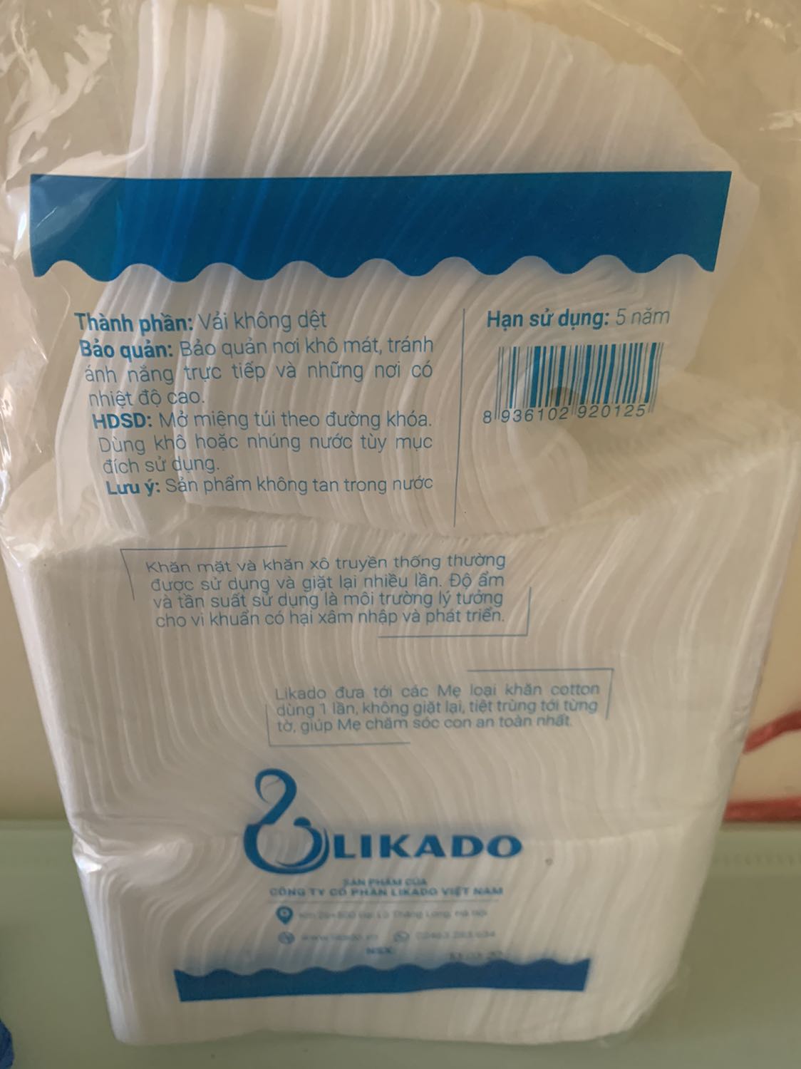 Loại khăn khô đa năng này mình đã dùng hơn 3 năm rồi. Rất tiện lợi và an toàn.