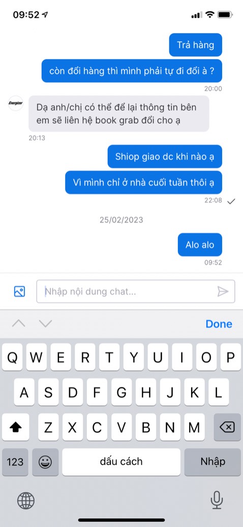 Giao sai sản phẩm mua D giao AA ,
nhắn tin không trả lời.