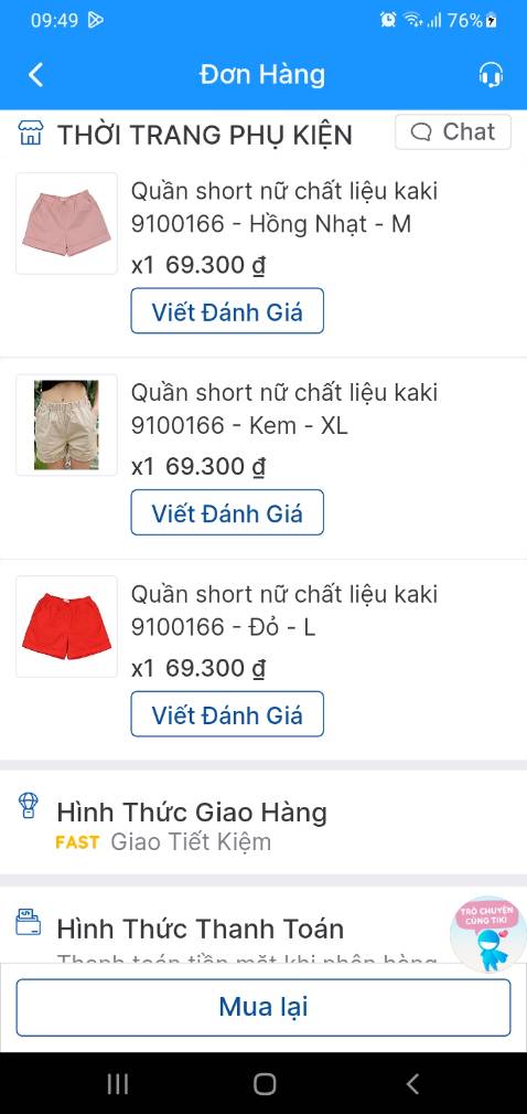 Giao sai màu, ko có thì báo để đổi, giờ đổi trả tốn phí à?