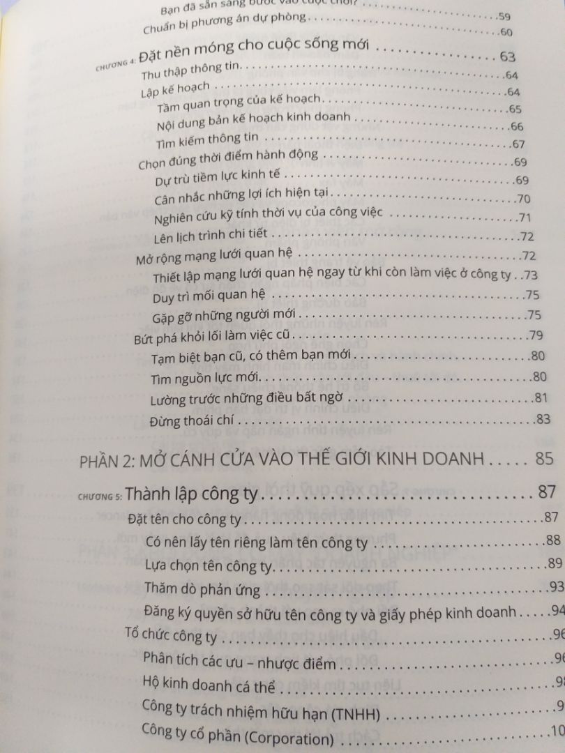 Sách viết khá kĩ càng. Giúp những ai muốn thay đổi hình thức làm việc từ làm cho công ty chuyển sang tự làm chủ riêng mình có thêm kiến thức để dấn thân.